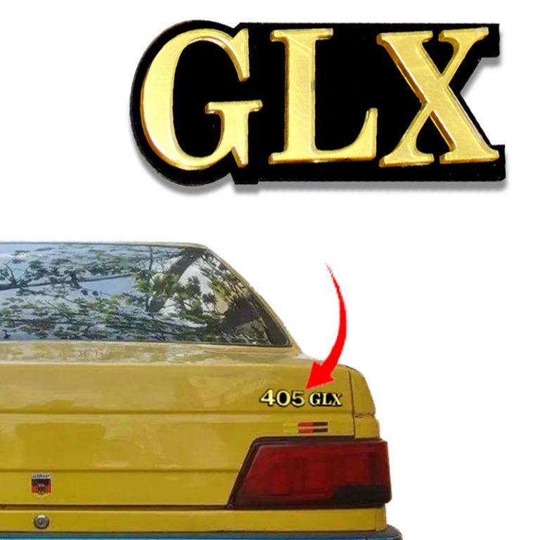 ارم پلکسی نوشته GLX (طلایی)