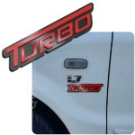 آرم پلکسی TURBO کوچیک- مشکی قرمز