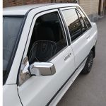 قاب استیل روی دستگیره پراید آرم دار طرح Kia